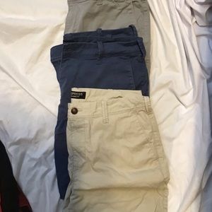 3 Pairs of Express Cargo Shorts Size 30